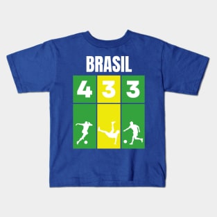 SCNT002 - Brasil formation Kids T-Shirt